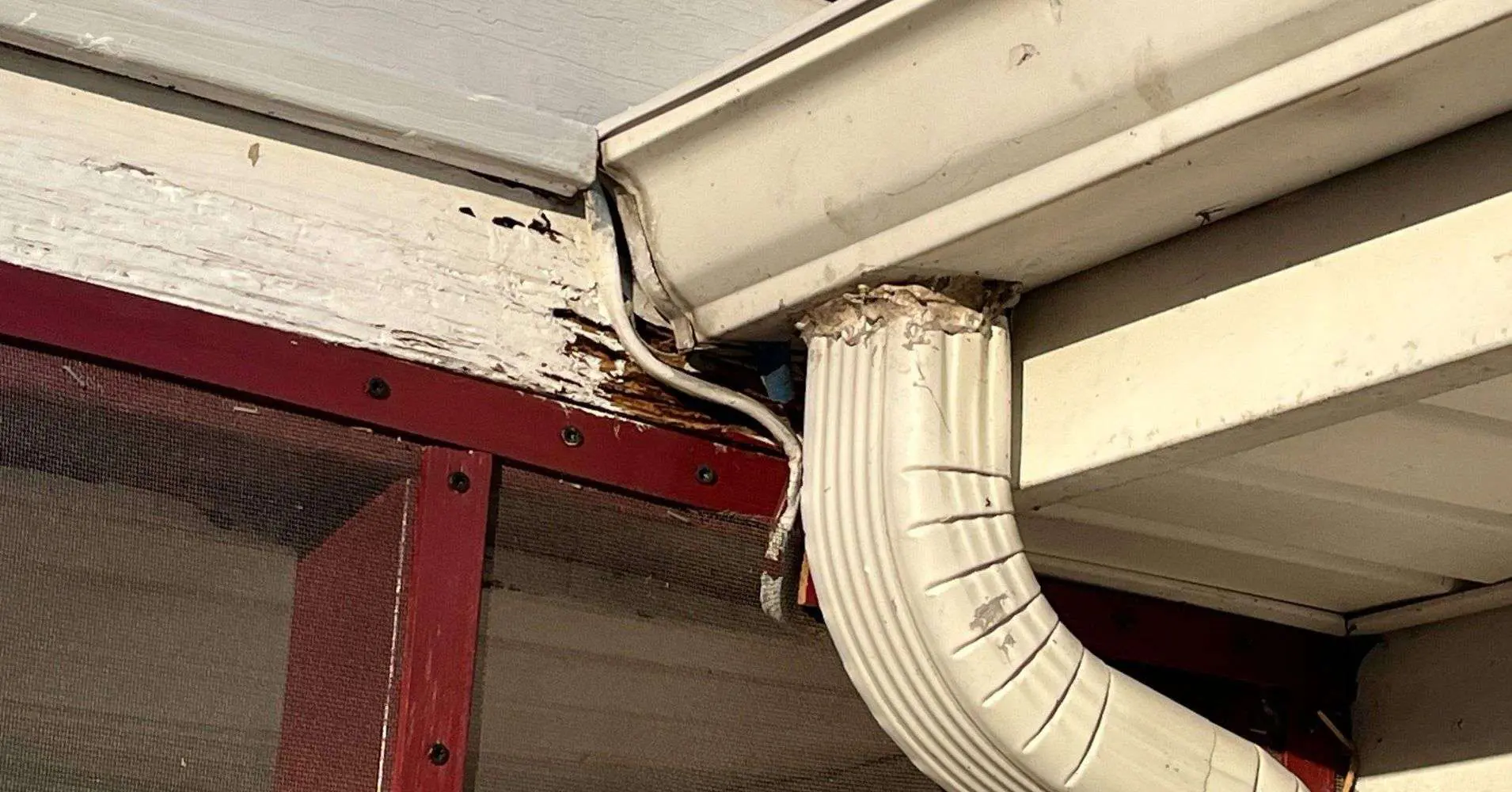 Gutter Damage - Roof Storm Damage Gutter Damage - Roof Storm Damage
