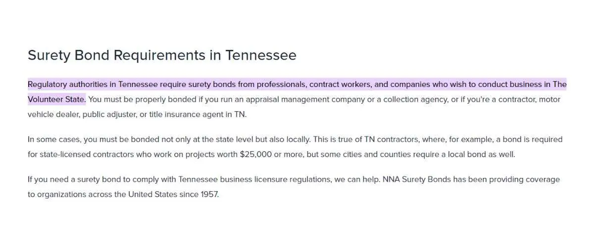 Bond Requirement for Roofing Contractors in TN Bond Requirement for Roofing Contractors in TN