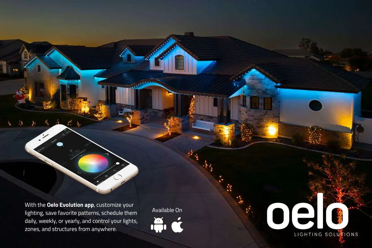 Oelo App Outdoor Permanent Lighting Permanent Holiday Lights - Oelo App