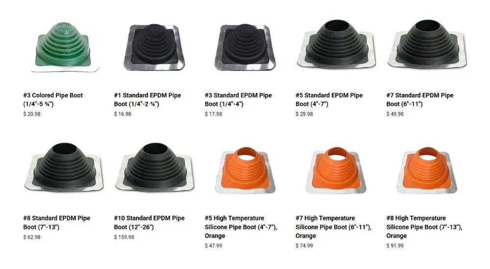 Pipe Boots and Venting Pipe Boots and Venting
