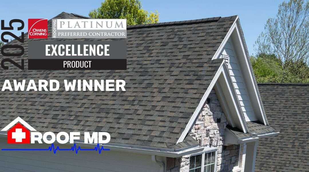 Roof MD Honored with Excellence Award by Owens Corning