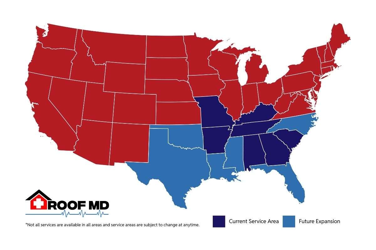 Roof MD Service Area