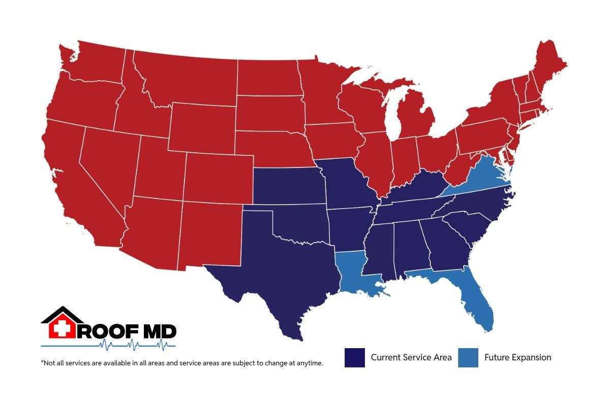 Roof MD Service Area